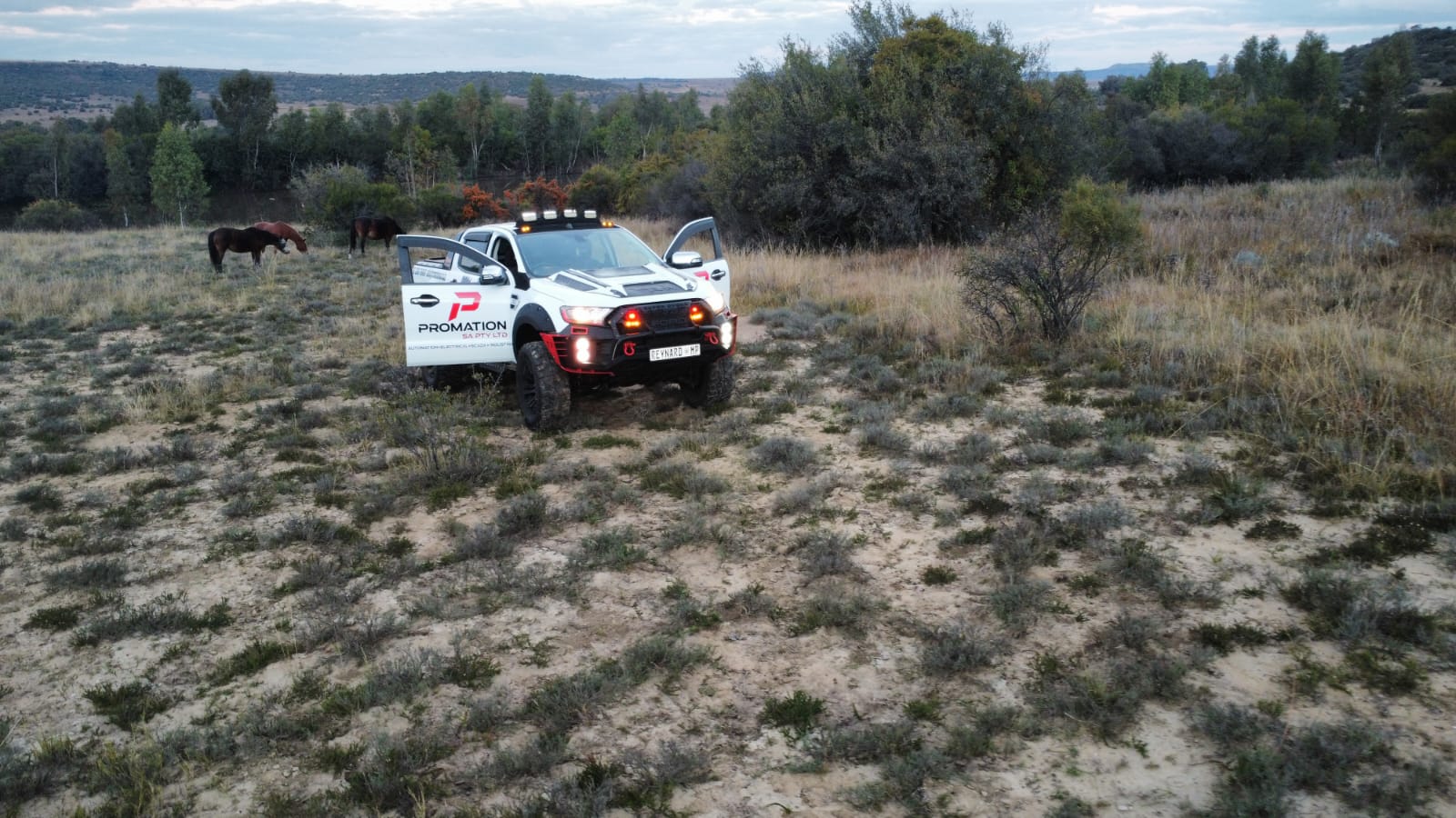 Promation SA vehicle on a remote agricultural site